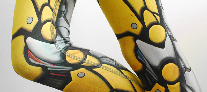 Illustration for article titled These robotic armor leggings will bring out your inner cyborg